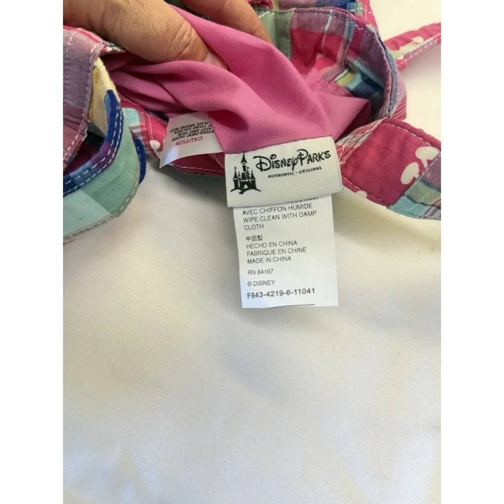 Mickey Mouse Pink Madrid Plaid Disney Parks Resorts Hobo Bag Purse 16